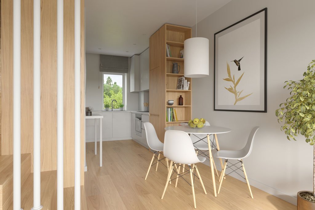 Planuojantieji įsigyti būstą gali įvertinti suprojektuotą demonstracinį butą.