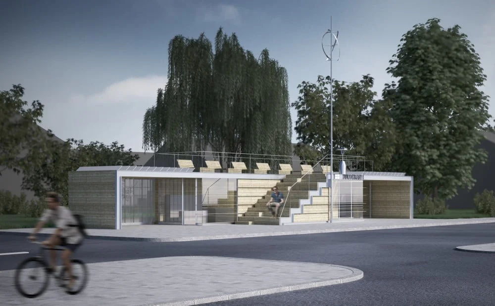 Juodkrantės stotelės statybos