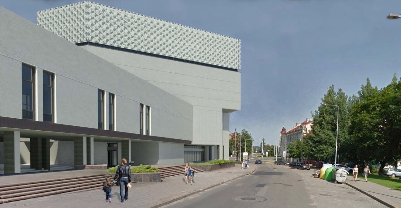 Vilniaus kongresų rūmų vizual.