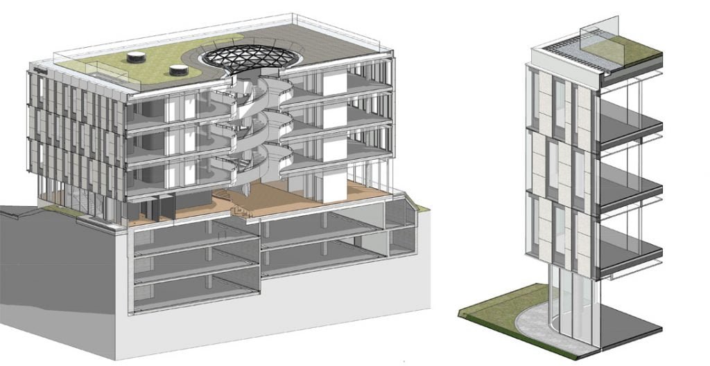 Fasado 3D fragmentas. „Archinovos“ 3D fragmentas.