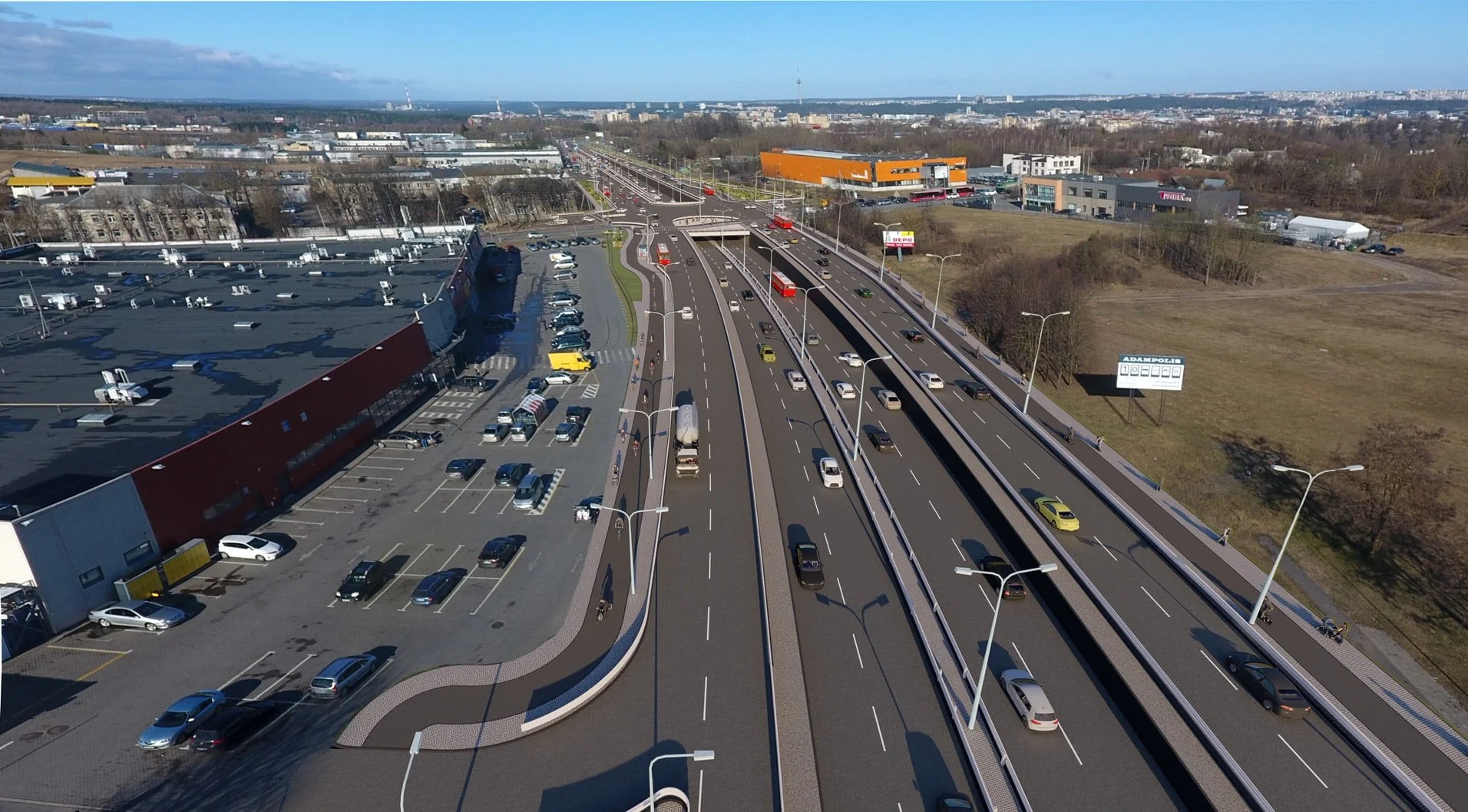 Paskelbta, kas sostinėje rekonstruos svarbią sankryžą 1 sankryza