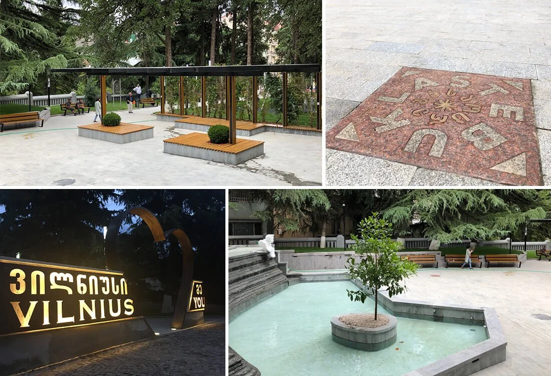 Sakartvelo sostinėje atidaromas atnaujintas Vilniaus vardo skveras 1 Vilniaus vardo skveras