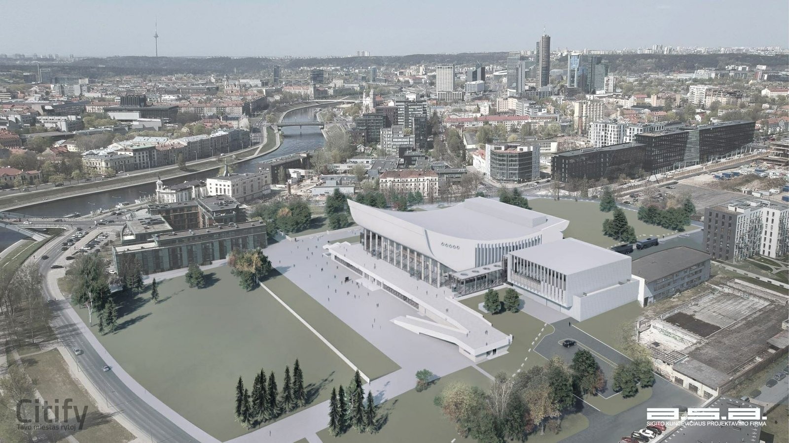 Turto bankas su žydų bendruomene suderino Kongresų centro rekonstrukcijos sprendinius 3 Kongresų centras