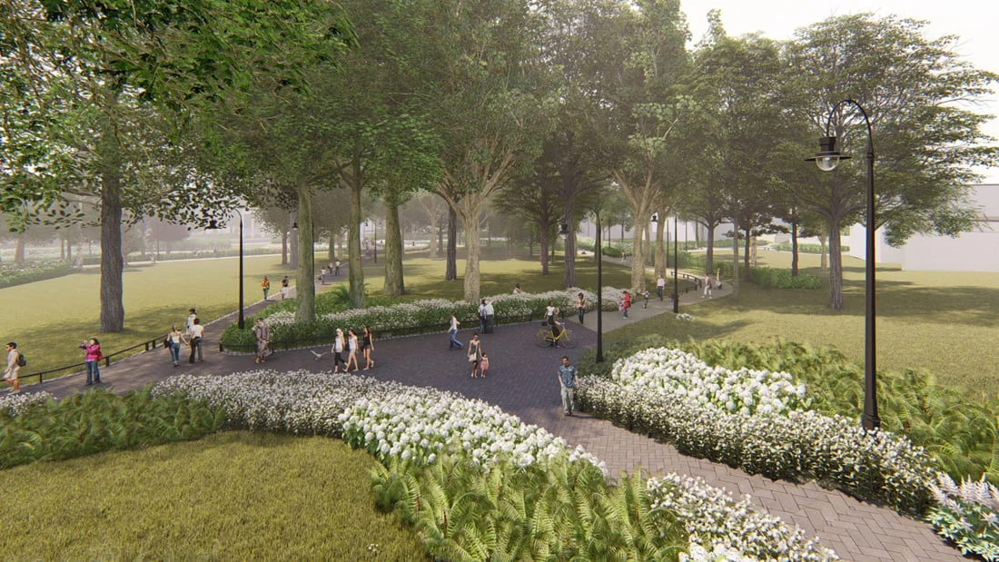 Baigus archeologinius tyrimus, tęsiami Reformatų sodo tvarkymo darbai 1 reformatų sodas