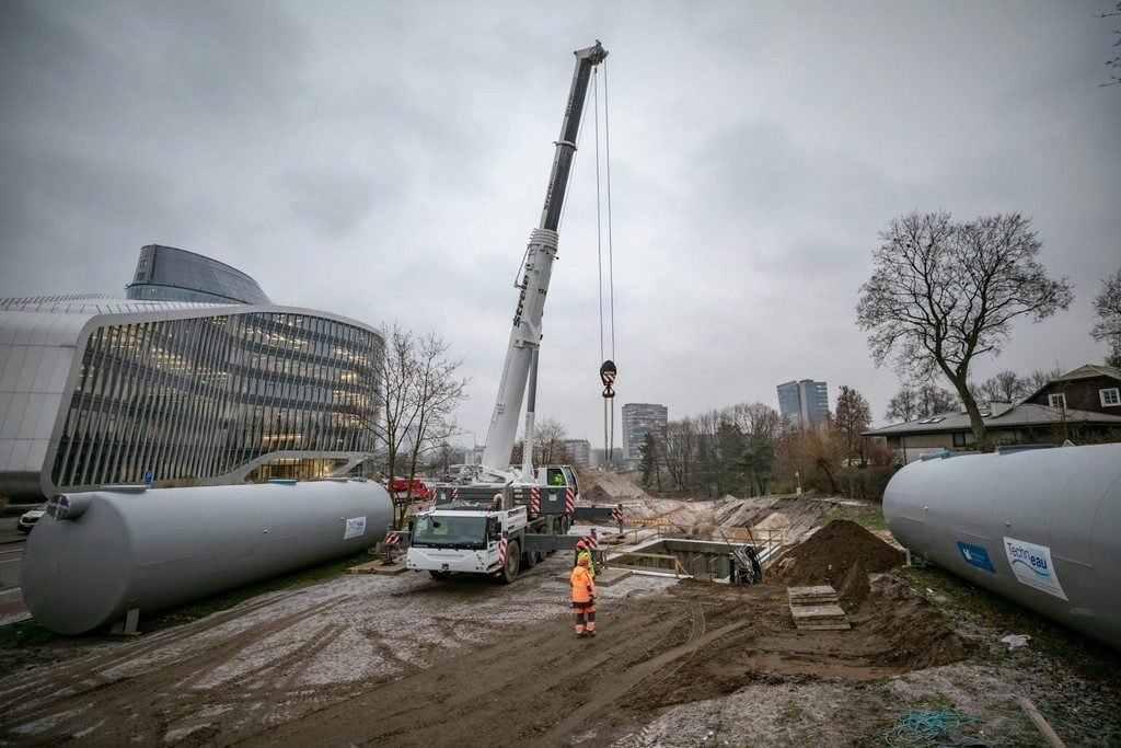 Sostinėje įrengiama moderni požeminė lietaus nuotekų valykla 4 Valymo įrenginiai Upės g. 4 2020 01 10 1536x1024