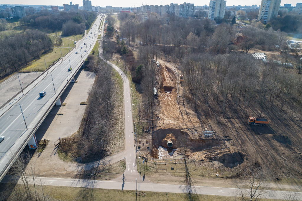 Įsibėgėjo Verkių–Žirmūnų lietaus nuotekų tinklų rekonstrukcijos projektas 2 Vilniaus miesto lietaus nuotekų sistemos rekonstrukcija 1