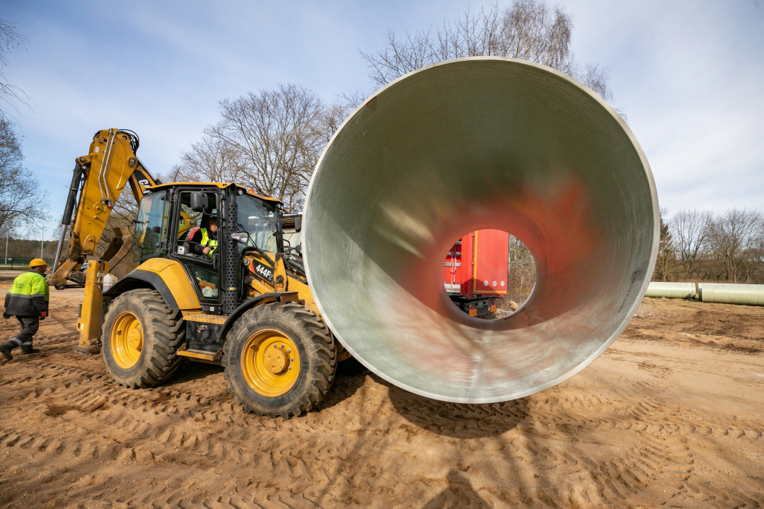Įsibėgėjo Verkių–Žirmūnų lietaus nuotekų tinklų rekonstrukcijos projektas 3 Vilniaus miesto lietaus nuotekų sistemos rekonstrukcija 3