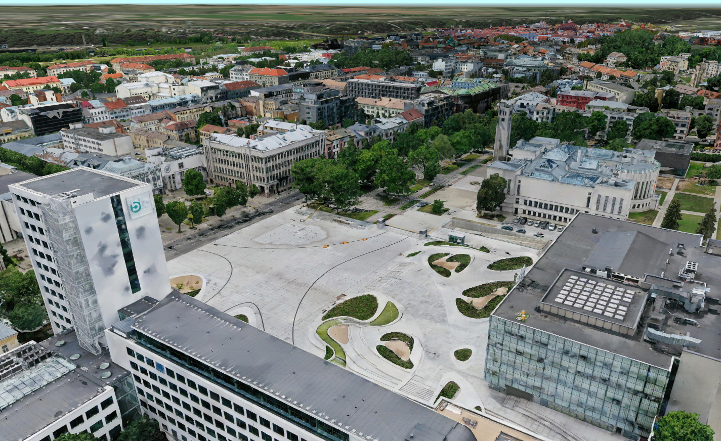 Kauno miesto virtualios kopijos fragmentas – erdvinis modelis sukurtas ...
