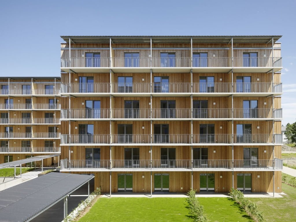 SPS Architekten. Wohnbau Hummelkaserne Austrija