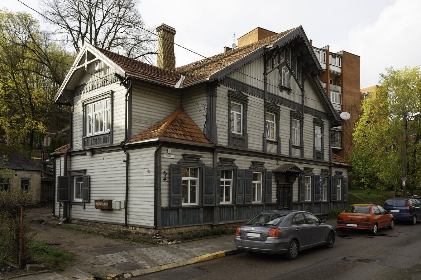 Išrinko dešimt gražiausių Vilniaus medinukų 10 12. Filaretų g. 8