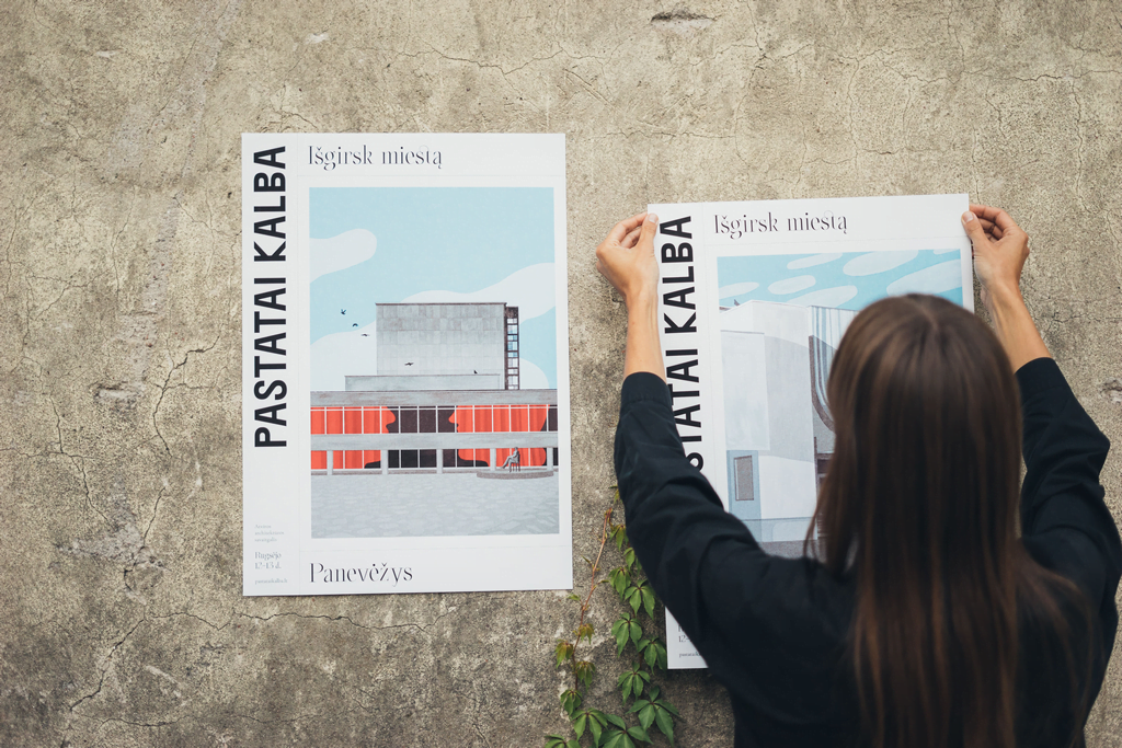 Panevėžio pastatus nupiešusi iliustratorė L.Vyšniauskaitė: kiekvienas jų transliuoja savitą jausmą 4 Foto Žilvino Tokarevo 3