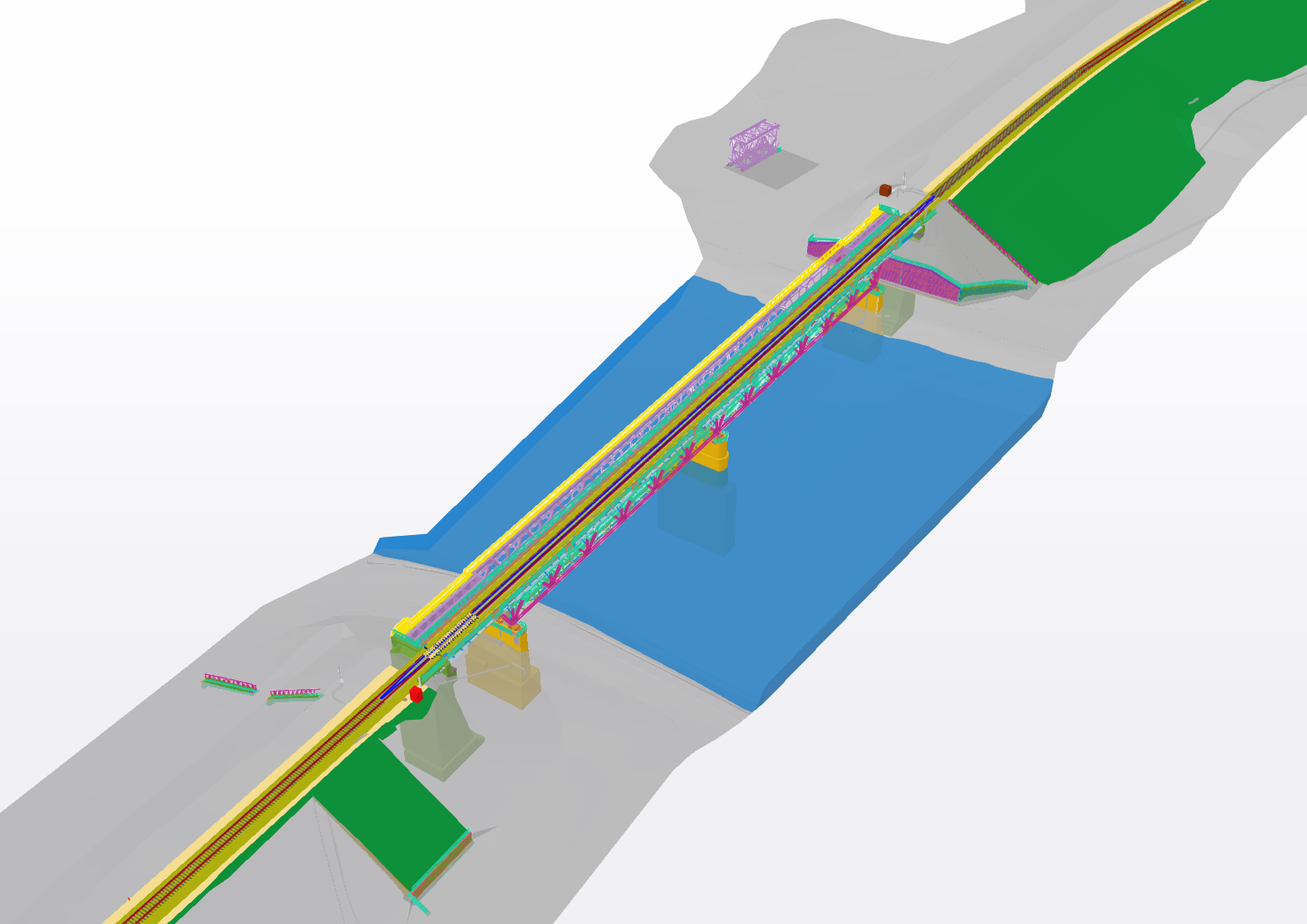 BIM praktikos taikymas Jonavos gelezinkelio tilto rekonstrukcijos projekte 2