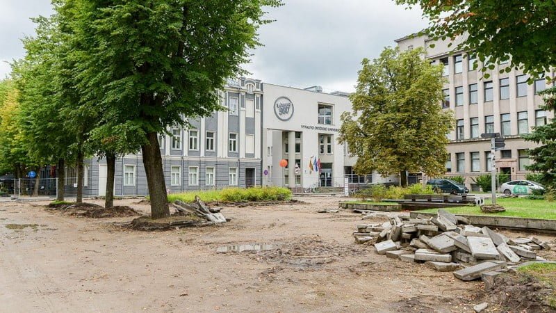 kaunas vienybes aikste studentu skveras