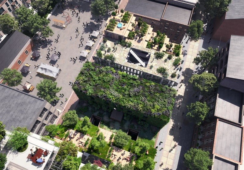 Amsterdamo saloje – namai ne tik žmonėms, bet ir gyvūnijai 3 MVRDV žalias namas Amsterdame