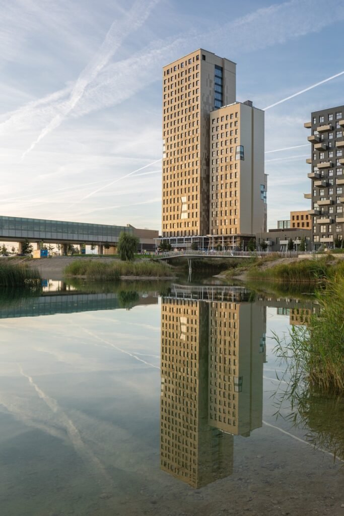 Wien HoHo medinė statyba