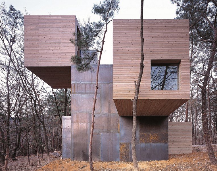 Gamtos stichijų namas (Anyang‘o kurortas, Pietų Korėja, 2006). © Rintala Eggertsson Architects