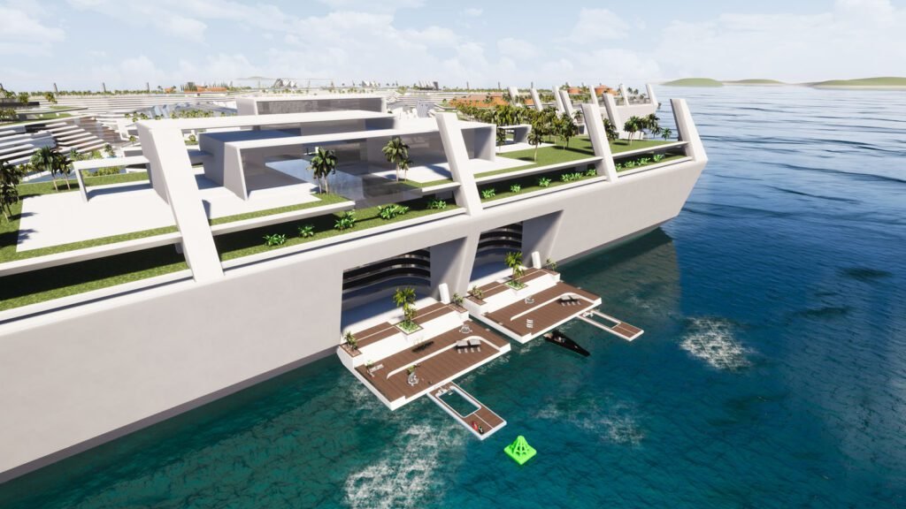 210203170005 first floating luxury real estate development blue estate sig villa fold out terrace8