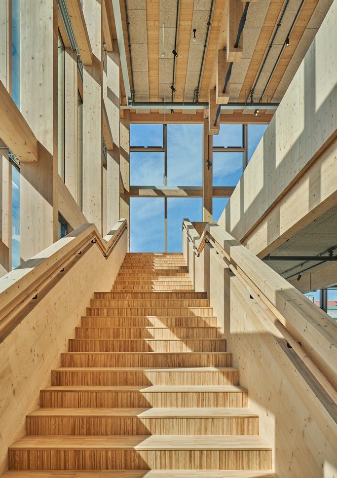 Projektai, keičiantys medinės architektūros tradicijas 5 Sara kultūros centras Švedijoje