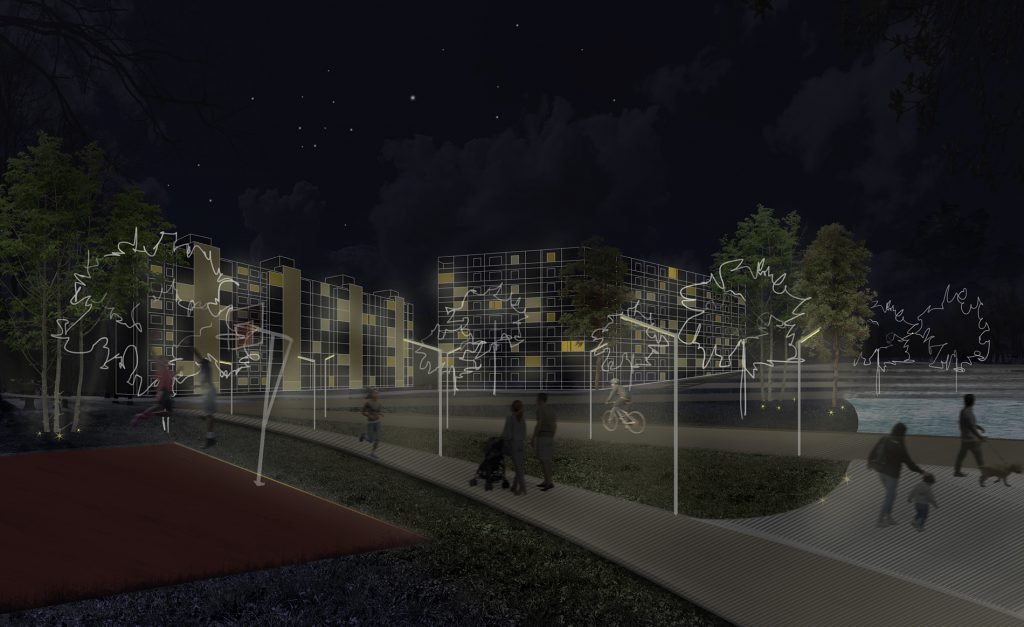 5 kursas, 2 projektas – Laura Aleknavičiūtė Kauno miestovaizdžio modeliavimo galimybės naudojant naktinio miesto apšvietimą
