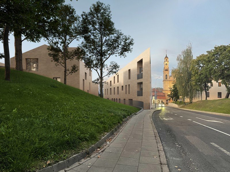 Naujo pastatų komplekso Vilniaus senamiestyje konkurse triumfavo HEIMA architektų idėja 16 AS╠iTRUSIS 1
