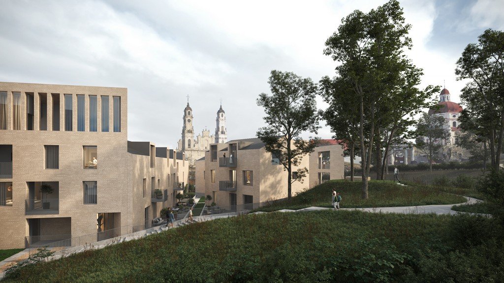 Naujo pastatų komplekso Vilniaus senamiestyje konkurse triumfavo HEIMA architektų idėja 17 AS╠iTRUSIS 3