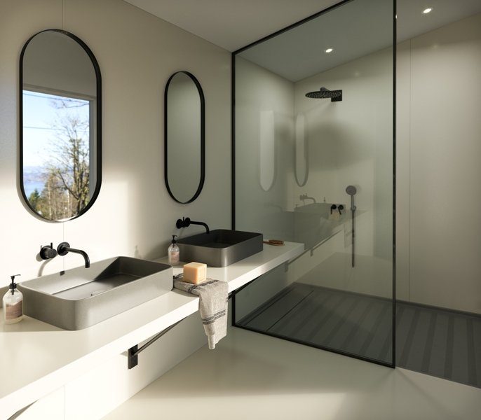 Silestone Bathroom Faro White v2