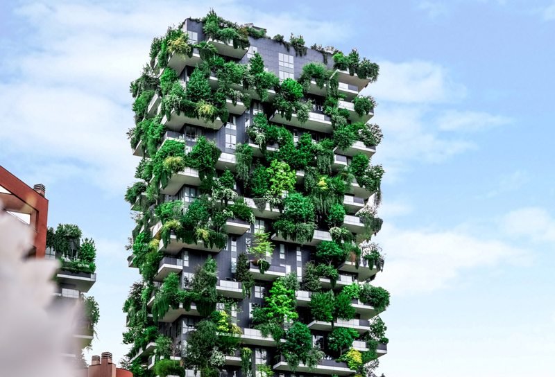 Žaliasis namas vertikaliai