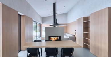 Atsigręžęs į gamtą – subtilus namo prie ežero interjero projektas 4 01 Heima interior ®Norbert Tukaj IMG 9015