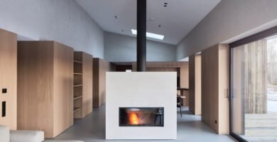 Atsigręžęs į gamtą – subtilus namo prie ežero interjero projektas 10 02 Heima interior ®Norbert Tukaj IMG 9139