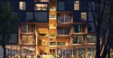 Ambicingas olandų projektas: tvariausias medinis daugiabutis Amsterdame