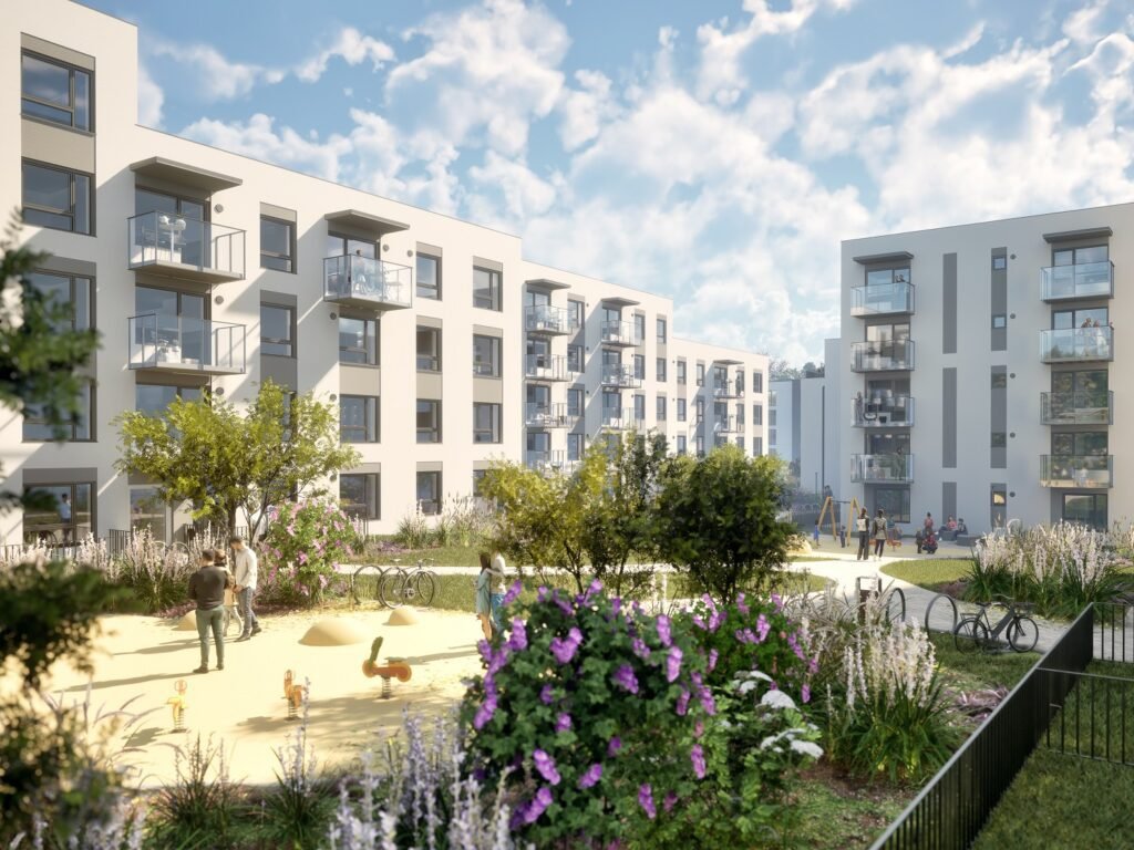 „Eika“ Visoriuose stato daugiabučių kvartalą, siekiantį gauti „BREEAM In-Use“ tvarumo sertifikatą 2 CAM E 001 – kopija