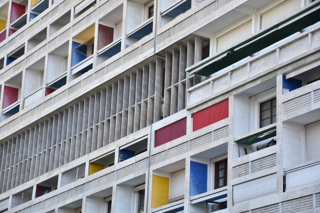02 Le Corbusier Habitat Marselyje Stelbienes foto