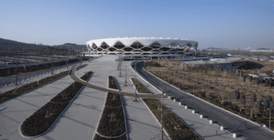 Architektūros milžinai: 6 įspūdingi sporto kompleksai, arenos ir stadionai 29 Yao Li nuotr.