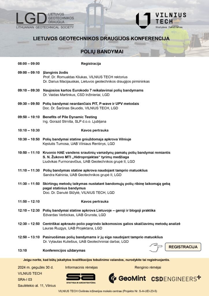 Mokslo ir verslo atstovai rinksis į konferenciją „Polių bandymai“ 2 LGD Konf 2024 Programa page 0001