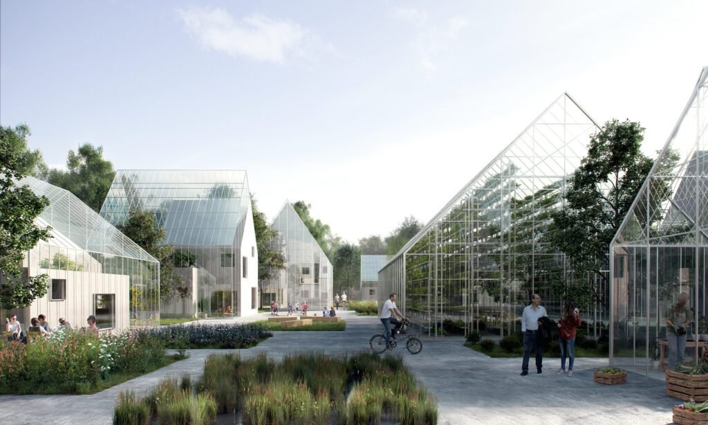 regen villages vizualizacija off grid kaimas nyderlanduose statyba ekologija