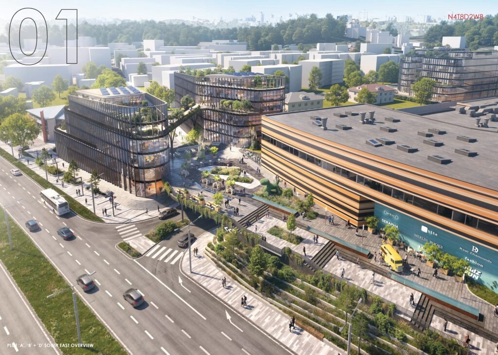 „Panorama“ skelbia architektūrinio konkurso nugalėtojus: laimėjo projektai iš Lietuvos ir Didžiosios Britanijos 6 „N4T8D2WB projekto vizualizacija 1