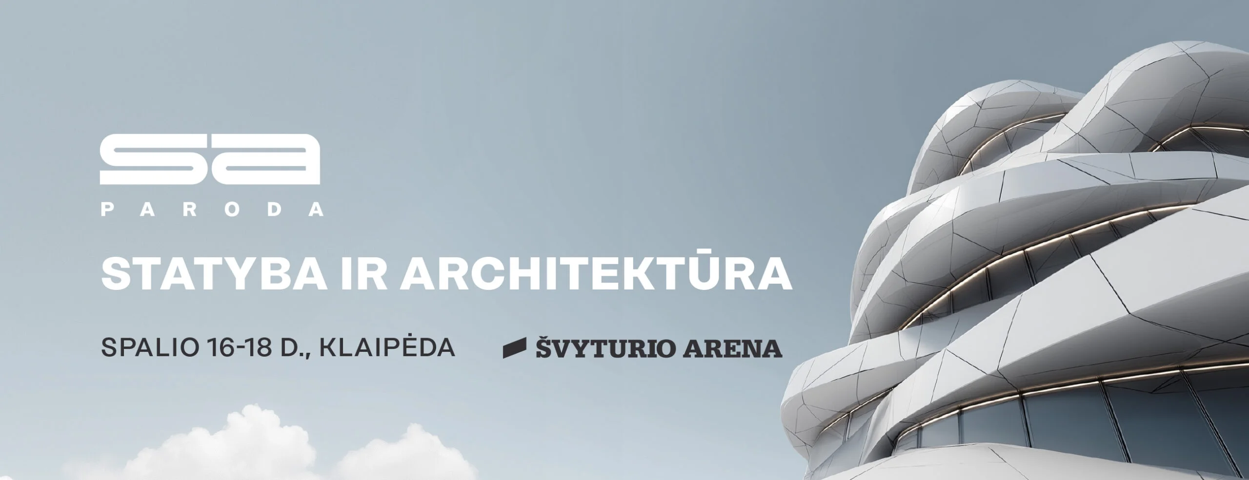 „Statyba ir architektūra“ paroda 2026 Klaipėdoje 1 sn2026 baneris 2600x1000 klp new scaled