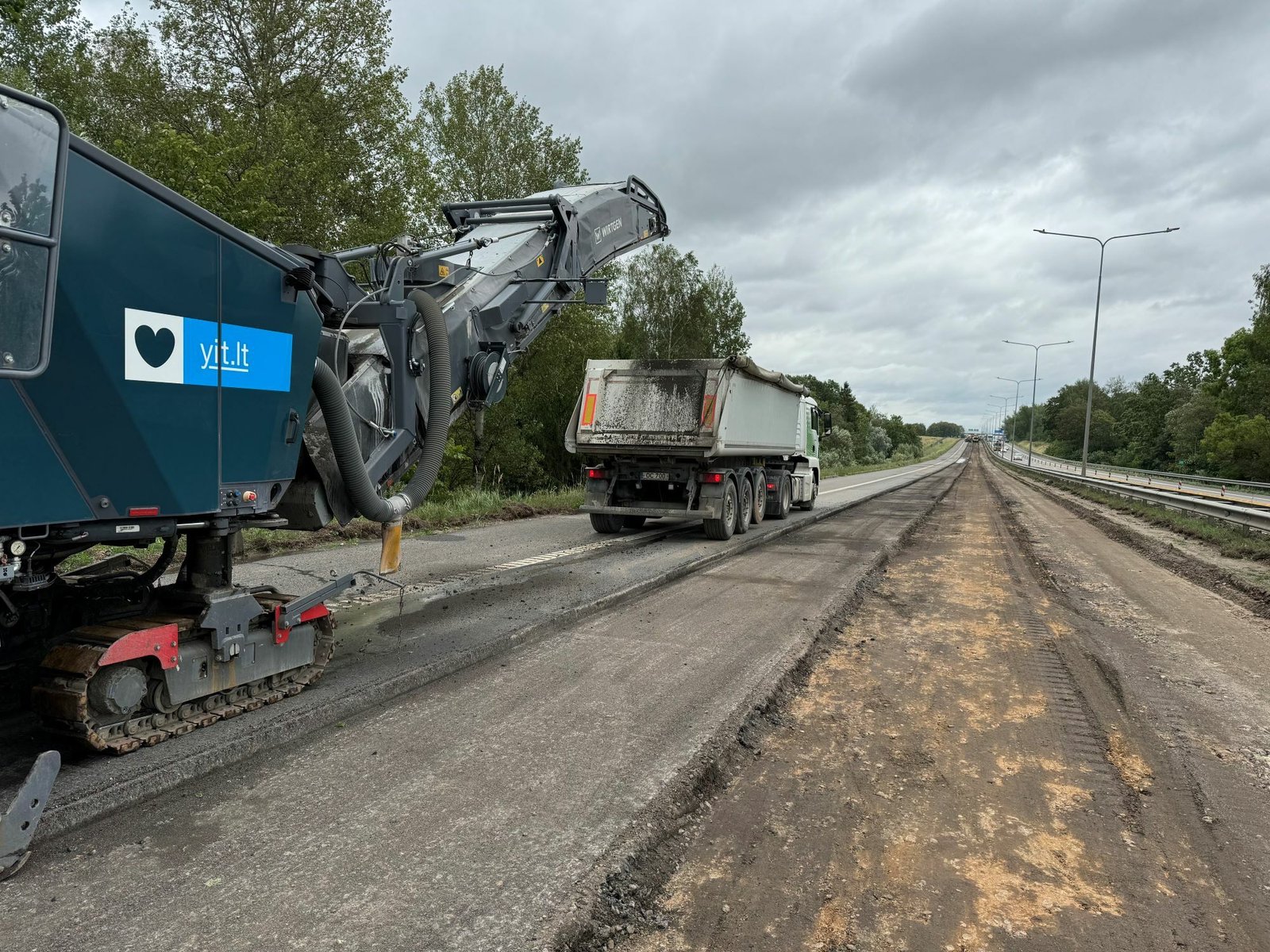 A1kelio rekonstrukcijos darbai