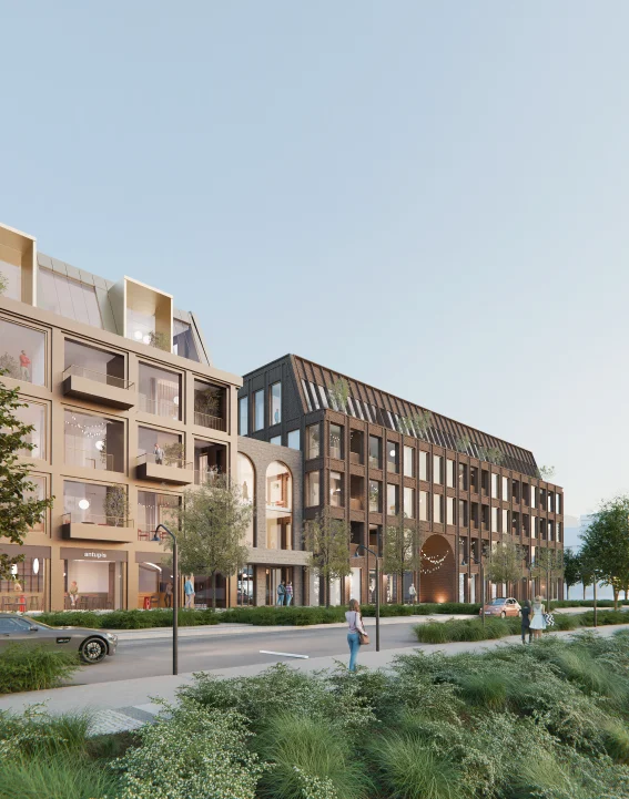 Kvartalo prie sostinės Mindaugo tilto architektūrinį konkursą laimėjo studija „Aketuri Architektai“ 3 original FLUMEN Vizualizacija1