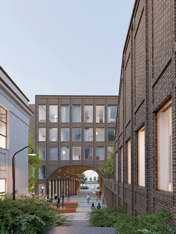 Kvartalo prie sostinės Mindaugo tilto architektūrinį konkursą laimėjo studija „Aketuri Architektai“ 4 original FLUMEN Vizualizacija2