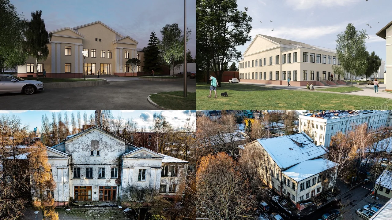 Klaipėdos senamiestyje baigtas konversijos projektas „Pilies bohema“ 2 Before after to be