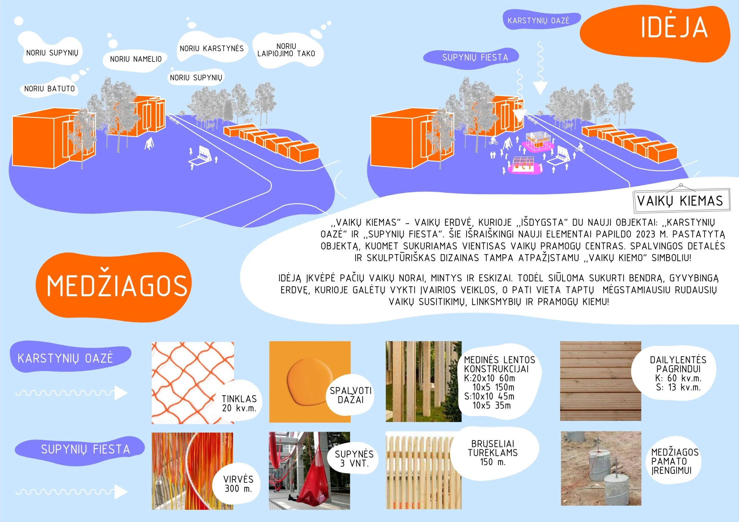 Rudausiuose įgyvendintas architektūrinis konkursas, kurio užsakovais ir žiuri tapo vietos vaikai ir jaunimas 4 Vaiku kiemas 4 scaled