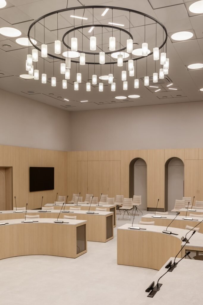 Viešųjų erdvių interjeras: estetika, šviesa ir funkcija 8 Rinktines g. HR 20