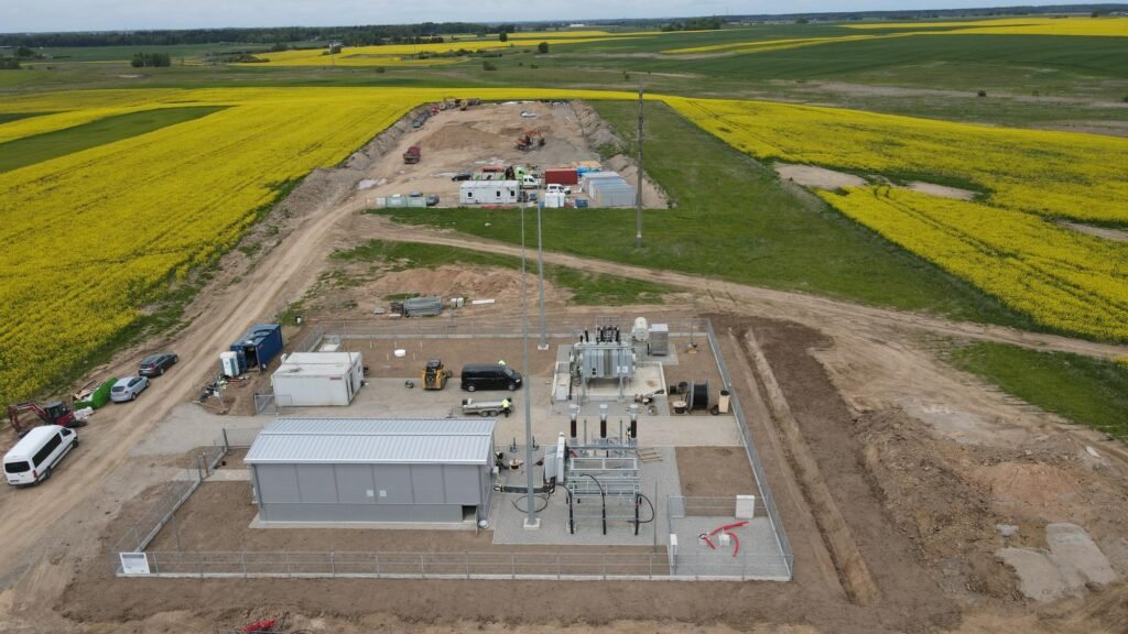 Kauno rajone statomas vėjo jėgainių parkas prisidės prie švarios elektros energijos gamybos 2 transformatoriu pastotes irengimas