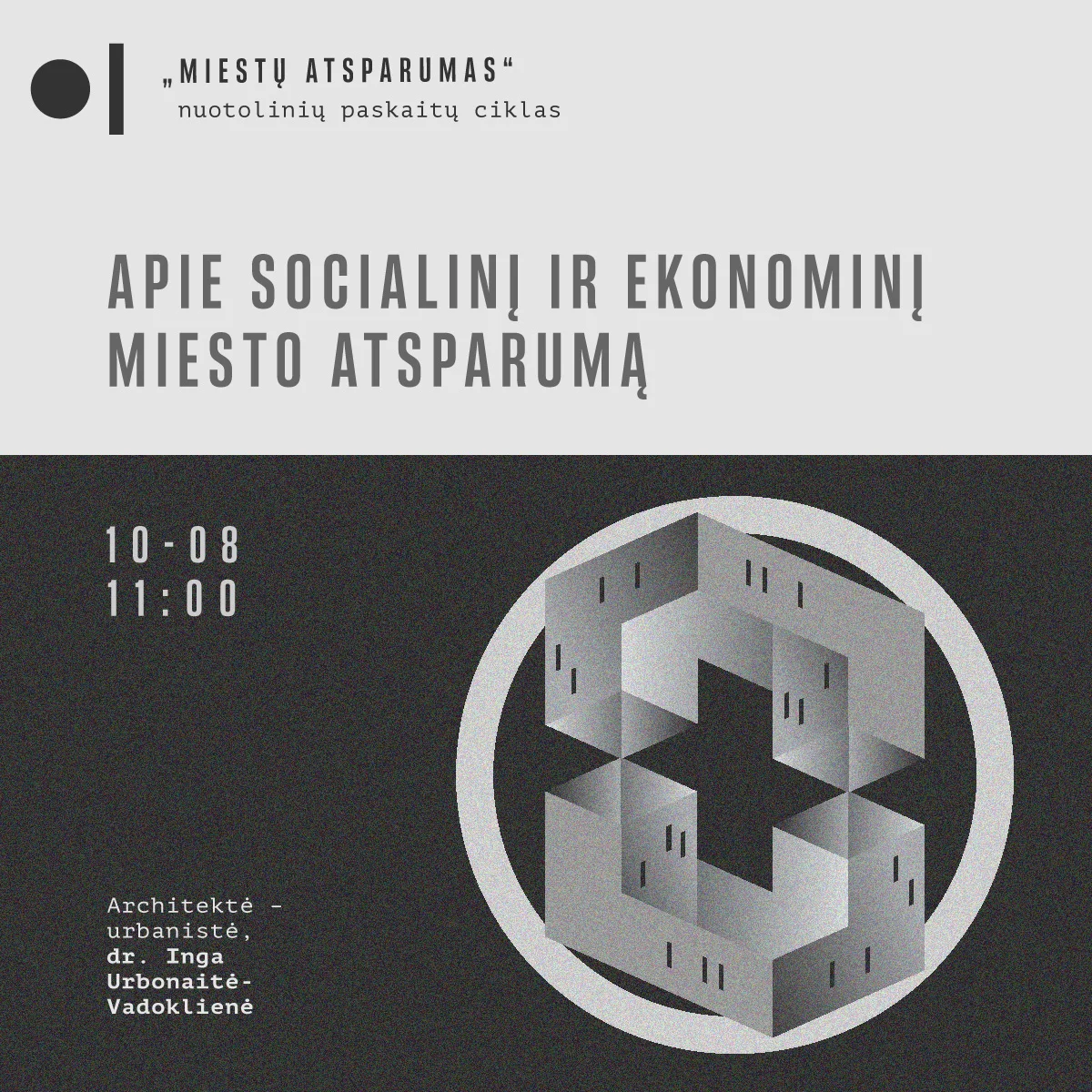 Miesto socialinė ir ekonominė sveikata mūsų išgyvenimui 1 Miestu atsparumas AKVA