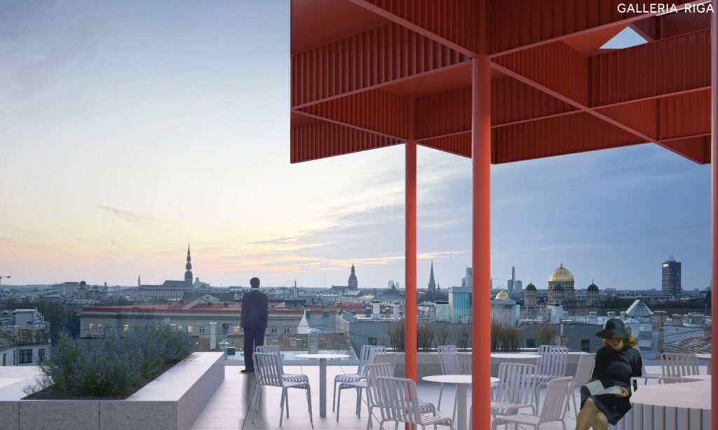 Prekybos centras „Galleria Riga“ atvers aukščiausią viešąją aikštę Rygoje 2 original GalleriaRigaterasa2