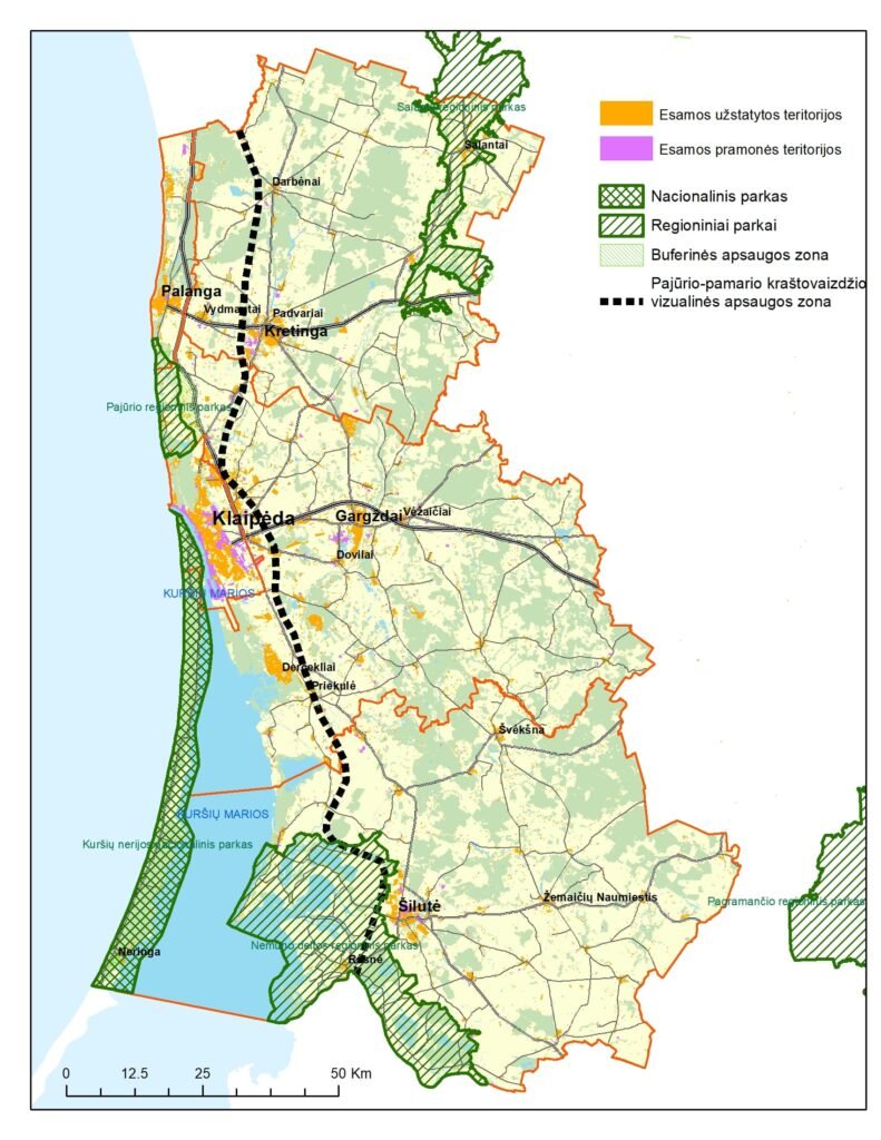 Būtini spręsti teritorijų planavimo klausimai, siekiant darnaus miestų urbanistinio vystymo 5 Lietuvos pajurys BP Urbanistines pletros planavimas 1
