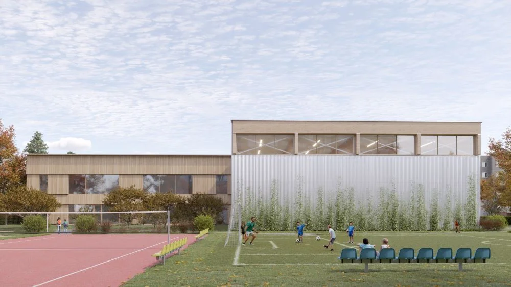 Vilniuje įžiebta žalia šviesa Šeškinės pradinės mokyklos transformacijai 3 Seskines m kla S A Atelier vizualizacija 4