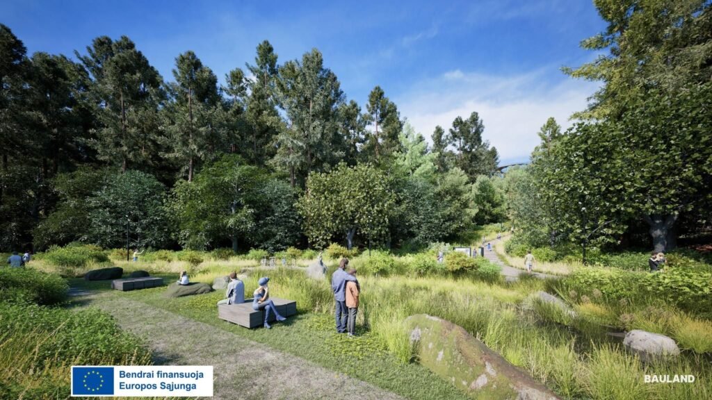 Šeškinės šlaitai virs nauja viešąja erdve: startas kitais metais 3 mamuto parkas1