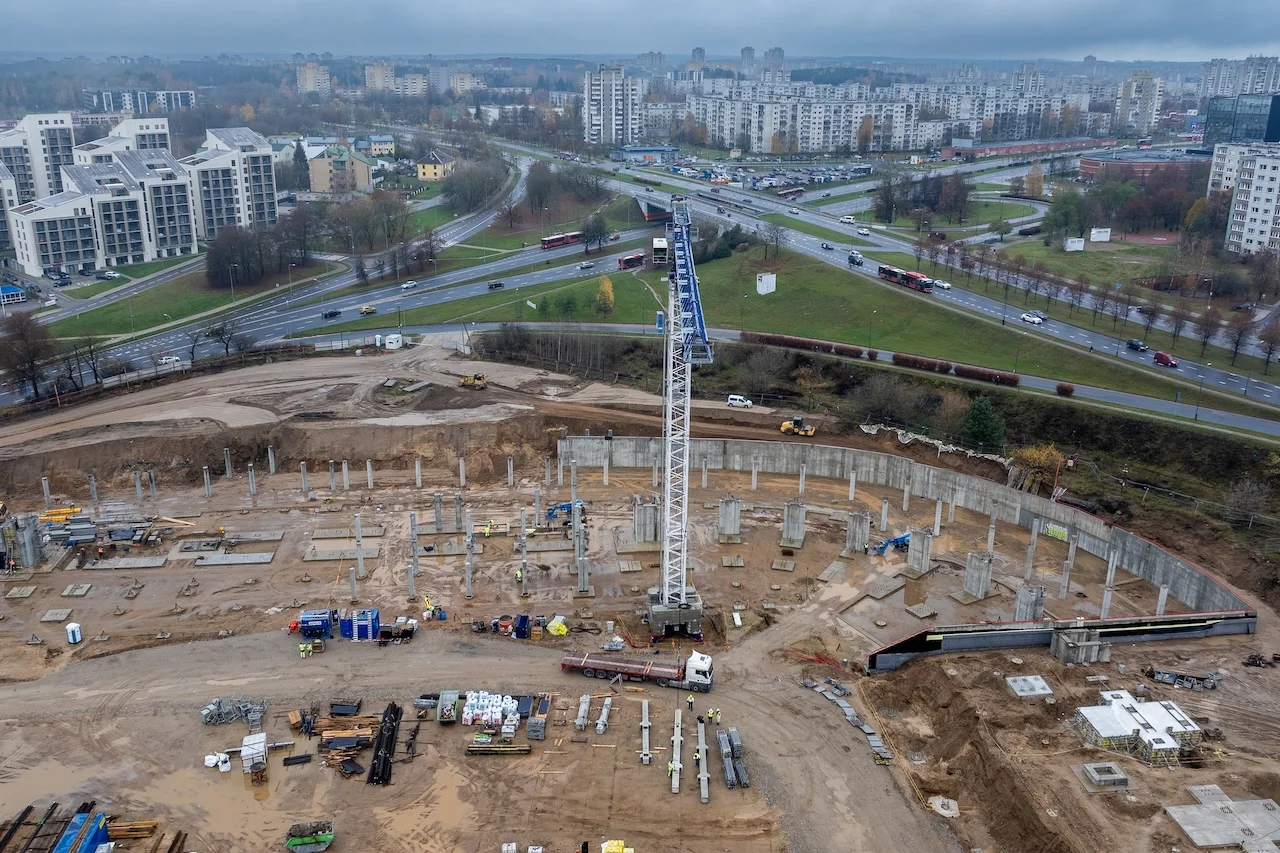 Nacionalinio stadiono konstrukcijos ir sienos